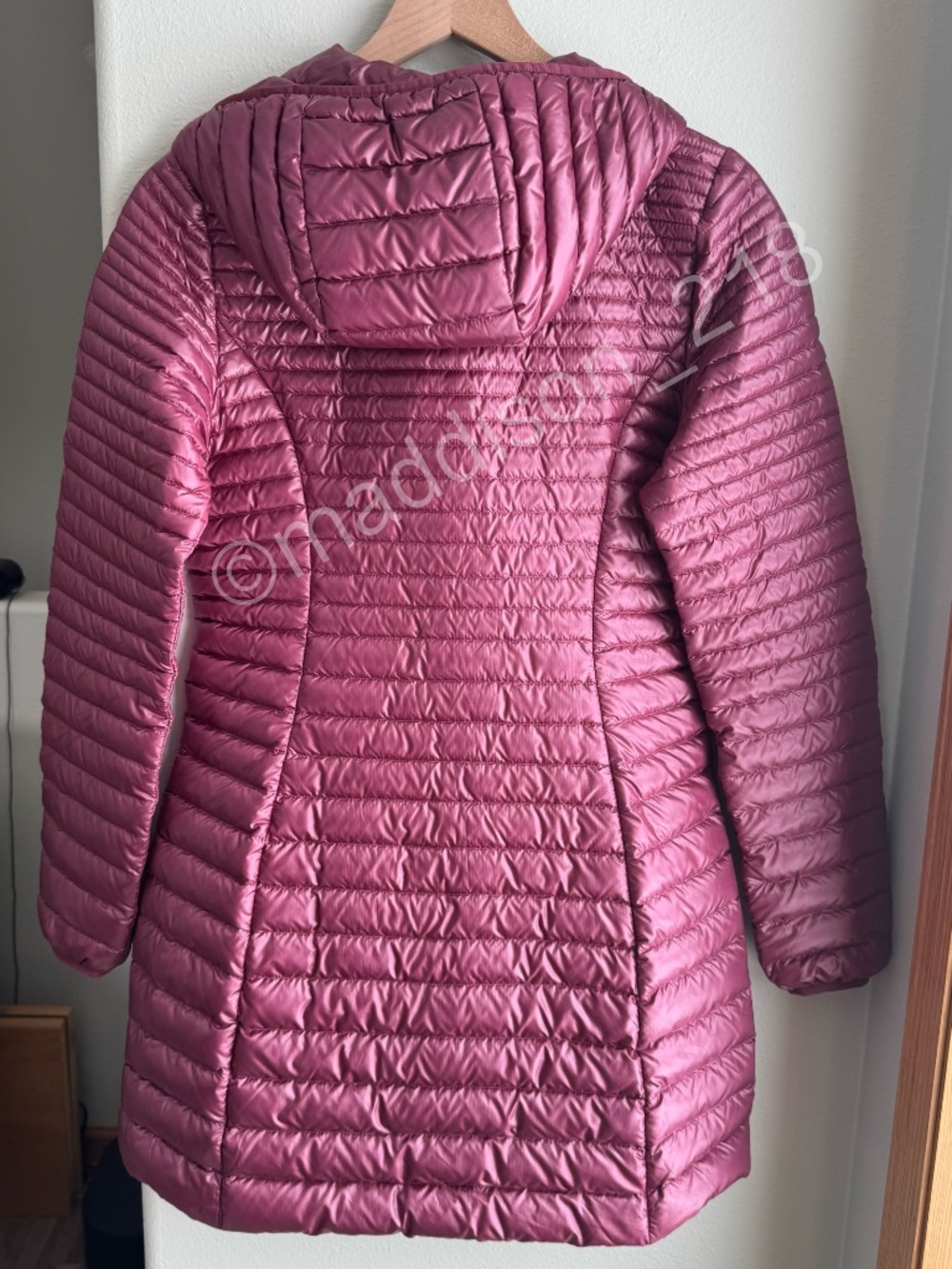 Patagonia Lightweight Fiona Parka Small Oxblood Red 600-fill down Windproof S - Picture 11 of 14